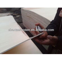 Hochgradige Pappel und Hartholz flexibles Sperrholz, biegsames Sperrholz, Biegesperrholz, gebogenes Sperrholz, biegbares Brett für Möbel